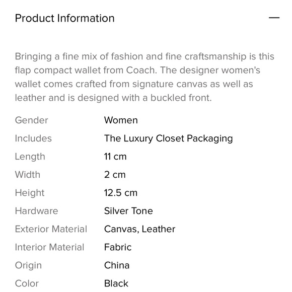 Coach Black Handbag and Wallet Set - Picture 12 of 12